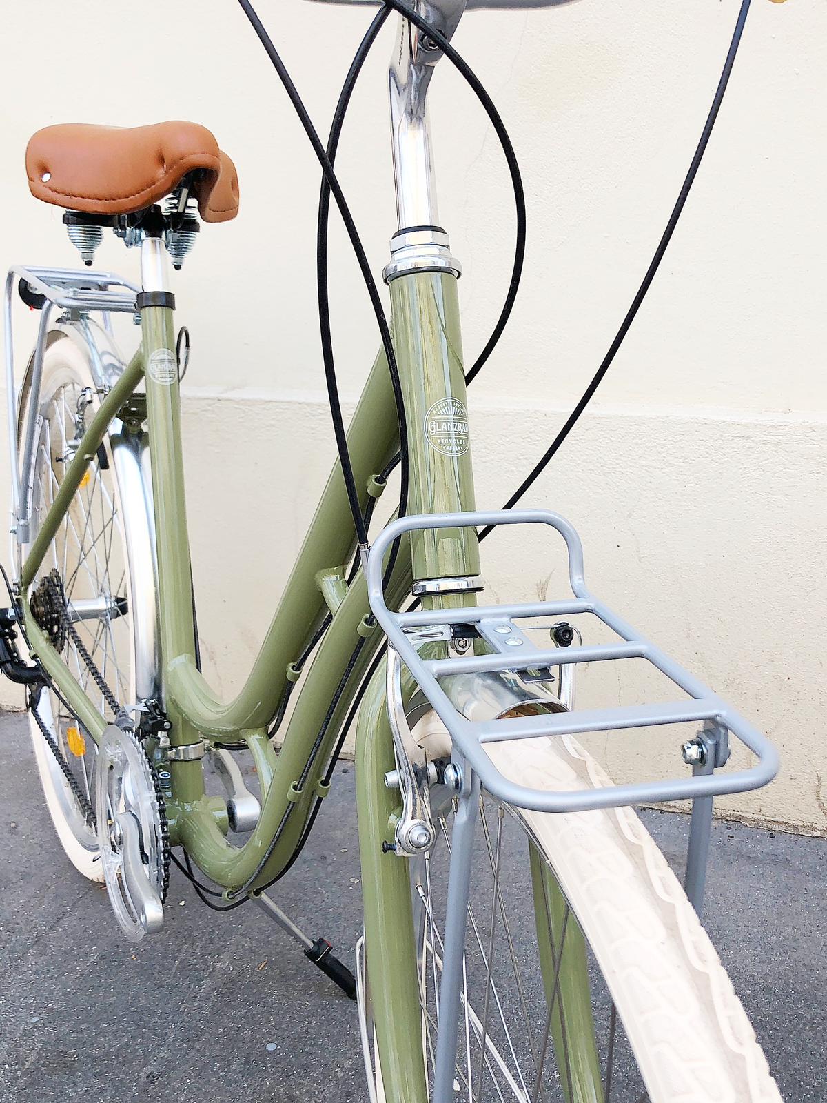 Glanzrad Spezial Alu Schwanenhals 53 - 53cm - 18 Gang - Olive - 53cm Rahmenhöhe