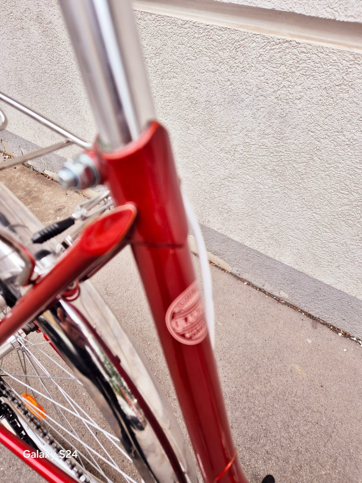 Glanzrad 25/5 Bordeaux 52 cm Rahmenhöhe