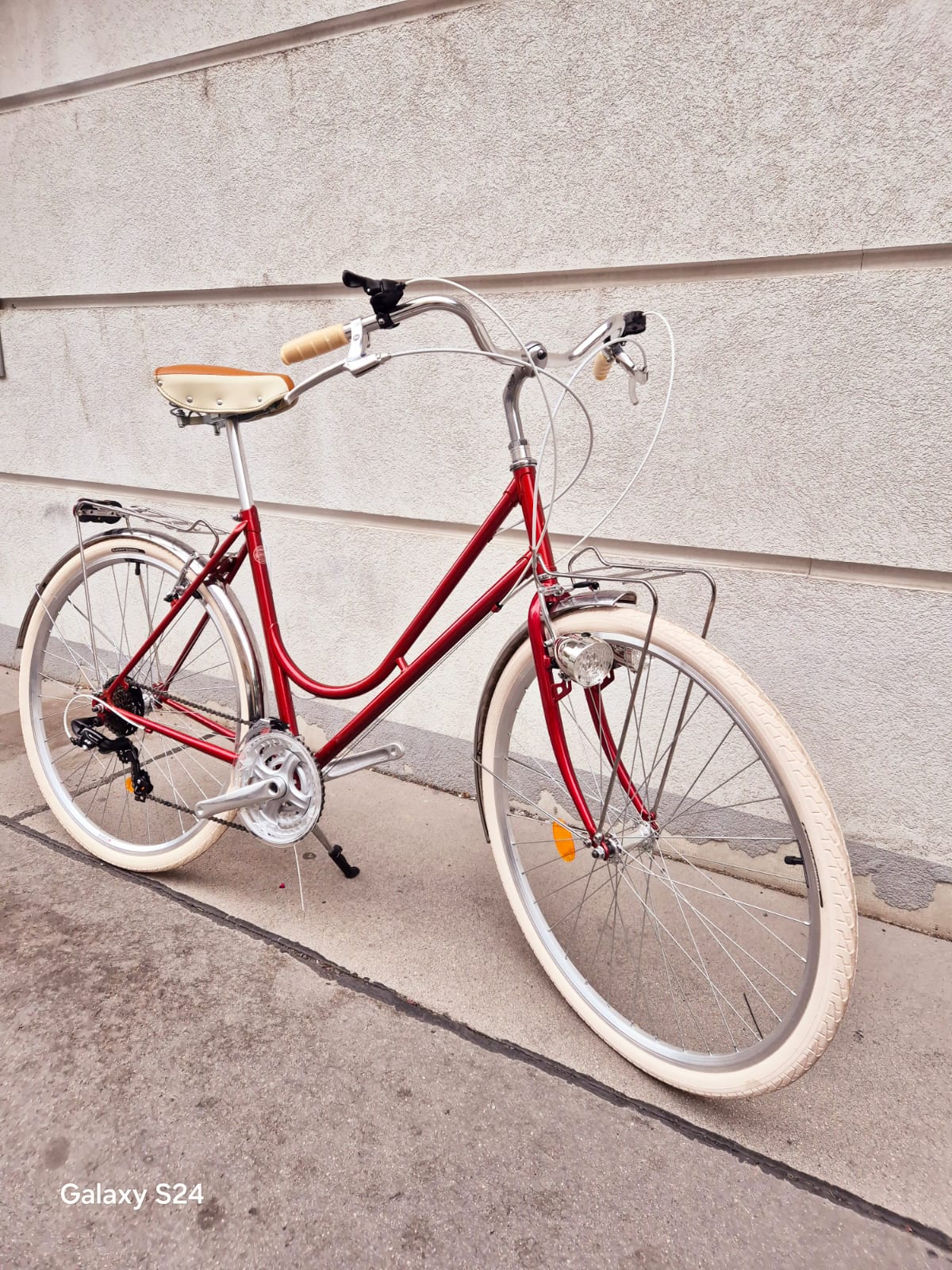 Glanzrad 25/5 Bordeaux 52 cm Rahmenhöhe