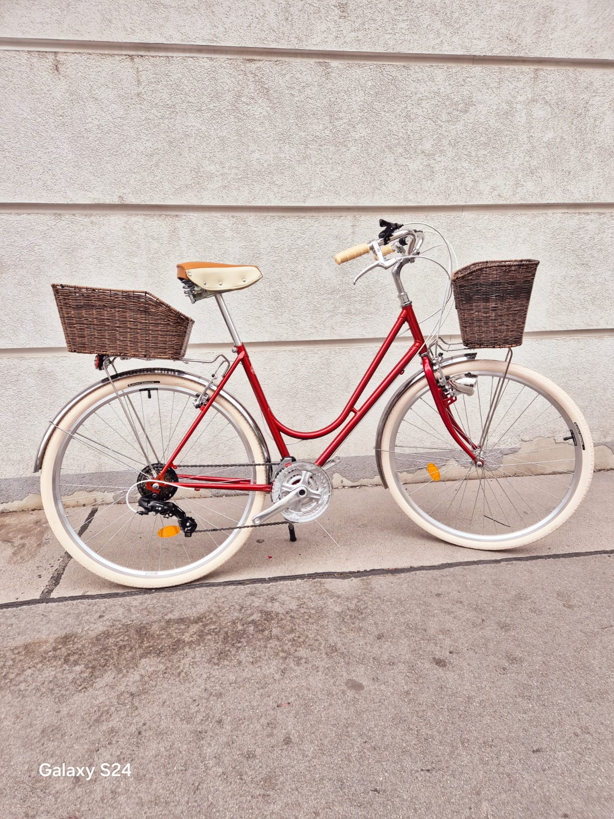 Glanzrad 25/5 Bordeaux 52 cm Rahmenhöhe