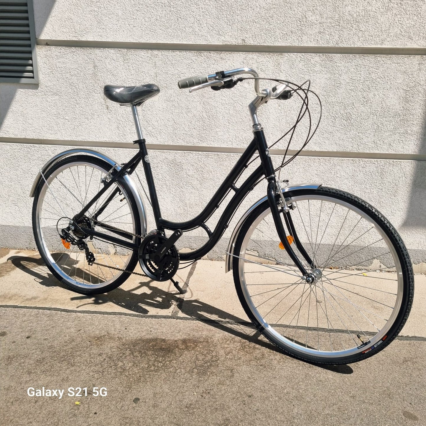 Glanzrad Schwanenhals 53 cm Schwarz