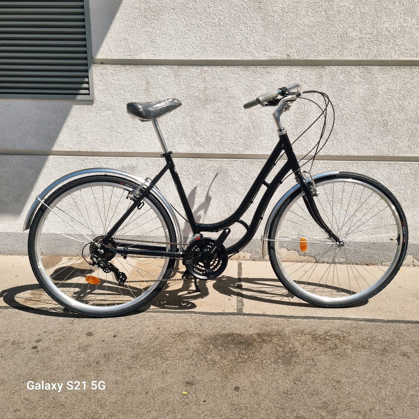 Glanzrad Schwanenhals 53 cm Schwarz