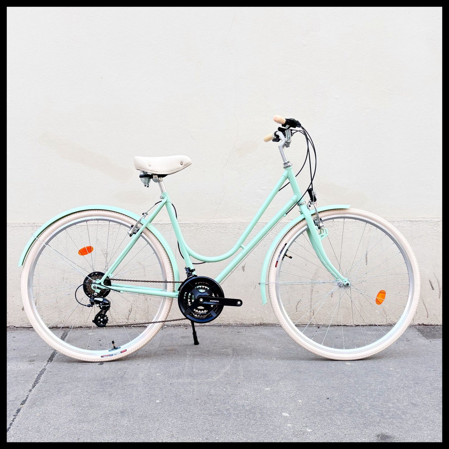 Fahrrad Stahlrahmen handmade in Italy