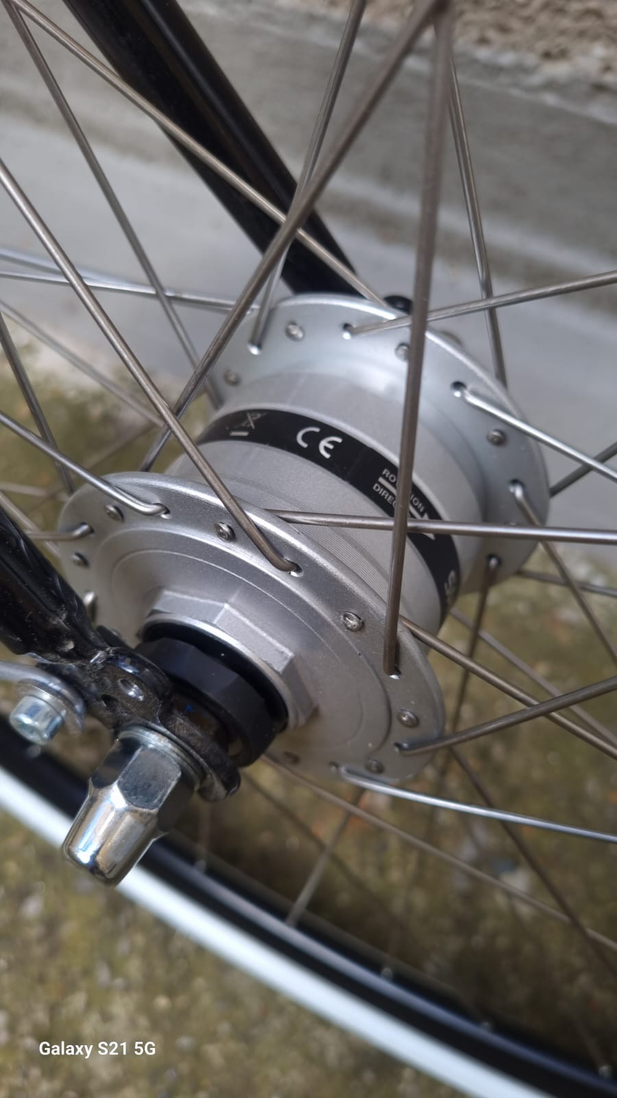 Glanzrad Mixte Premium - Sturmey Archer 3 Gang Nabenschaltung mit Nabendynamo