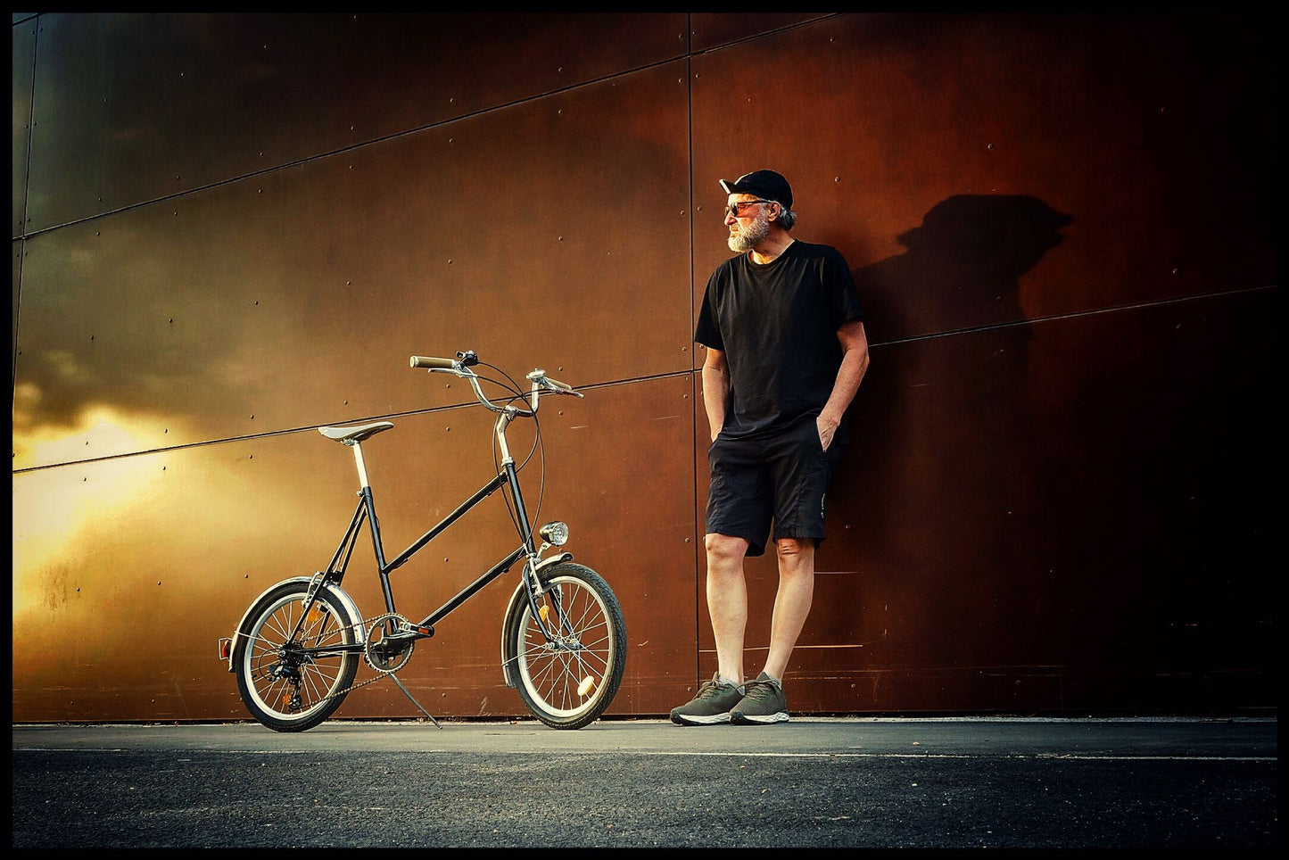 Glanzrad Minivelo Mod.LSG-Trapez Schwarz