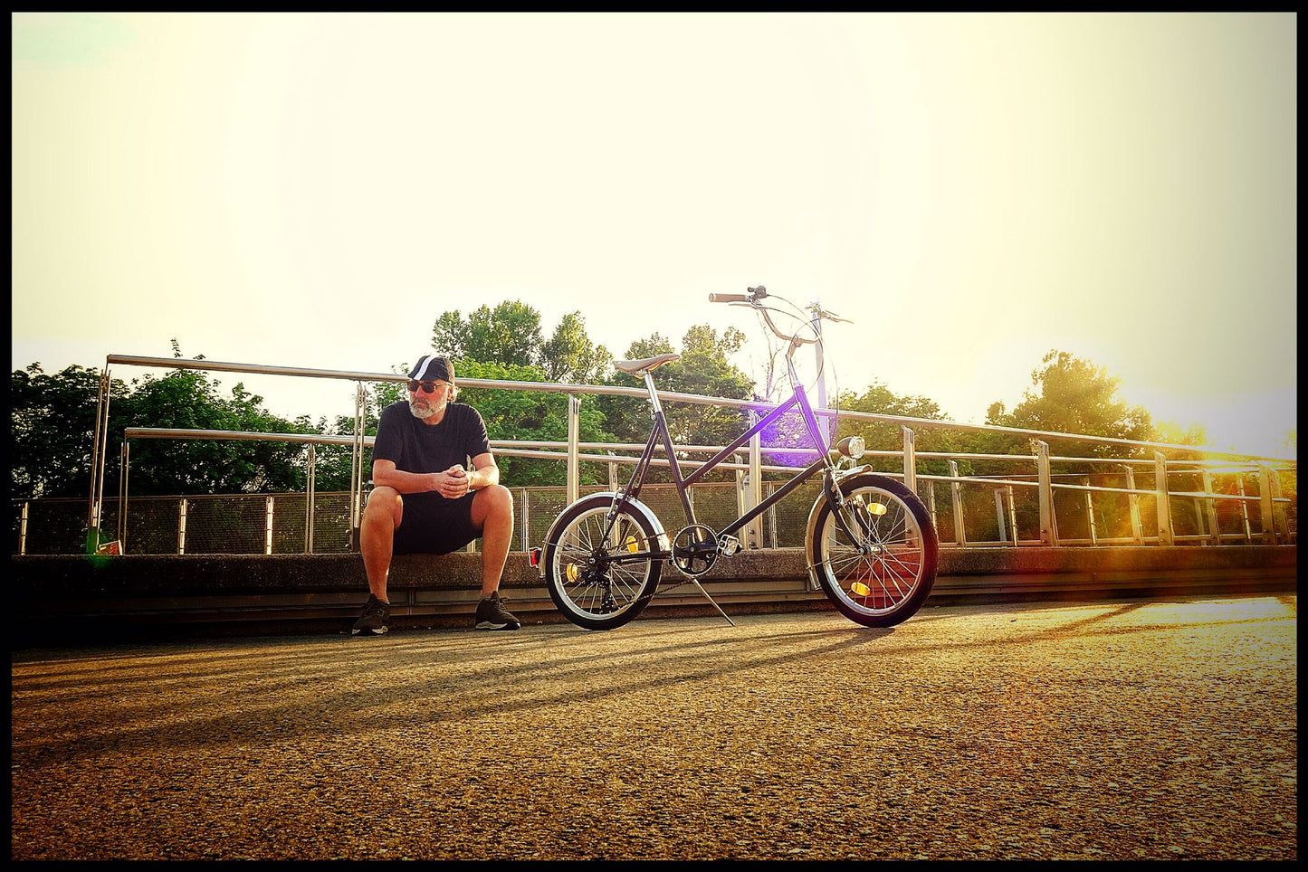 Glanzrad Minivelo Mod.LSG-Trapez Schwarz