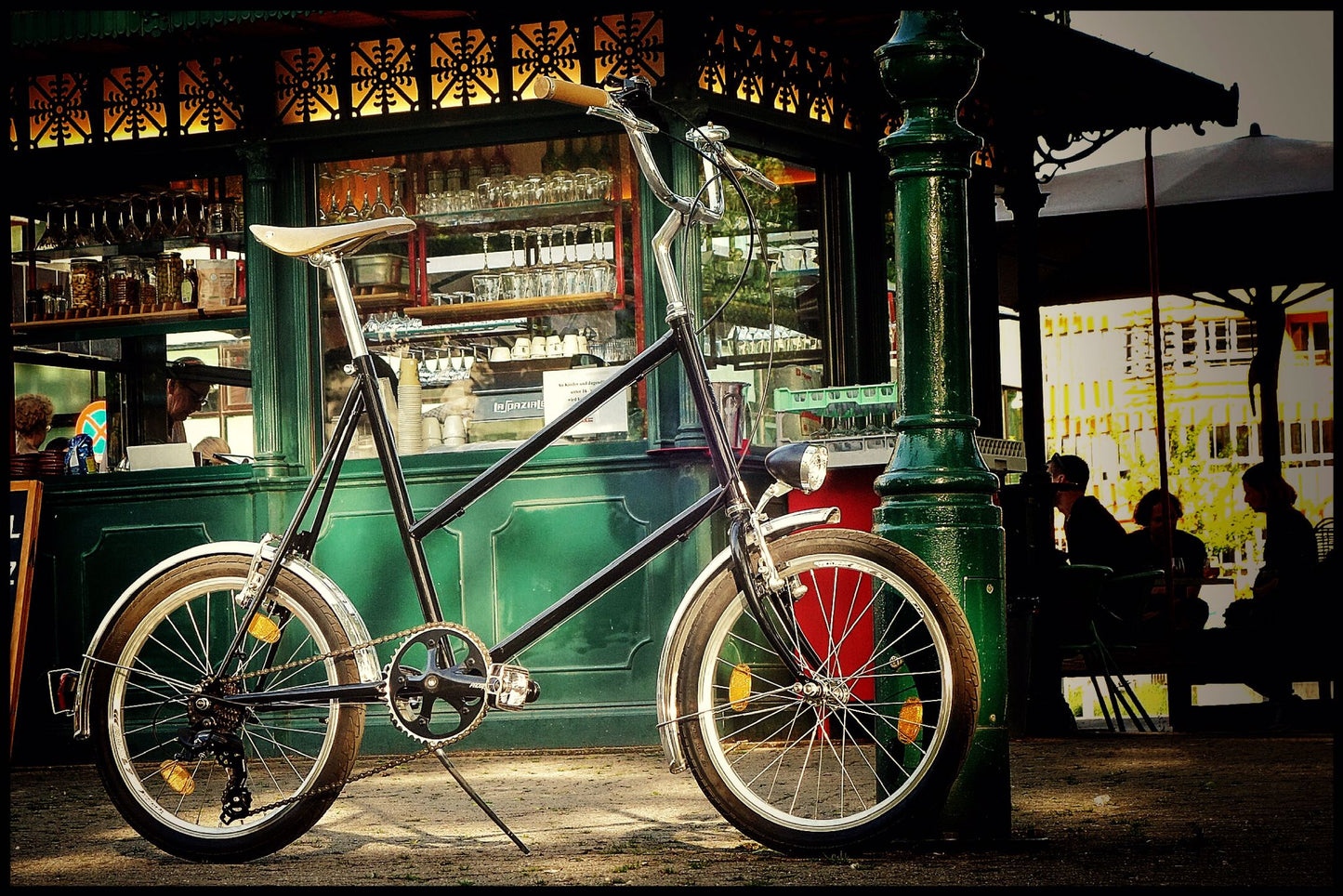 Glanzrad Minivelo Mod.LSG-Trapez Schwarz