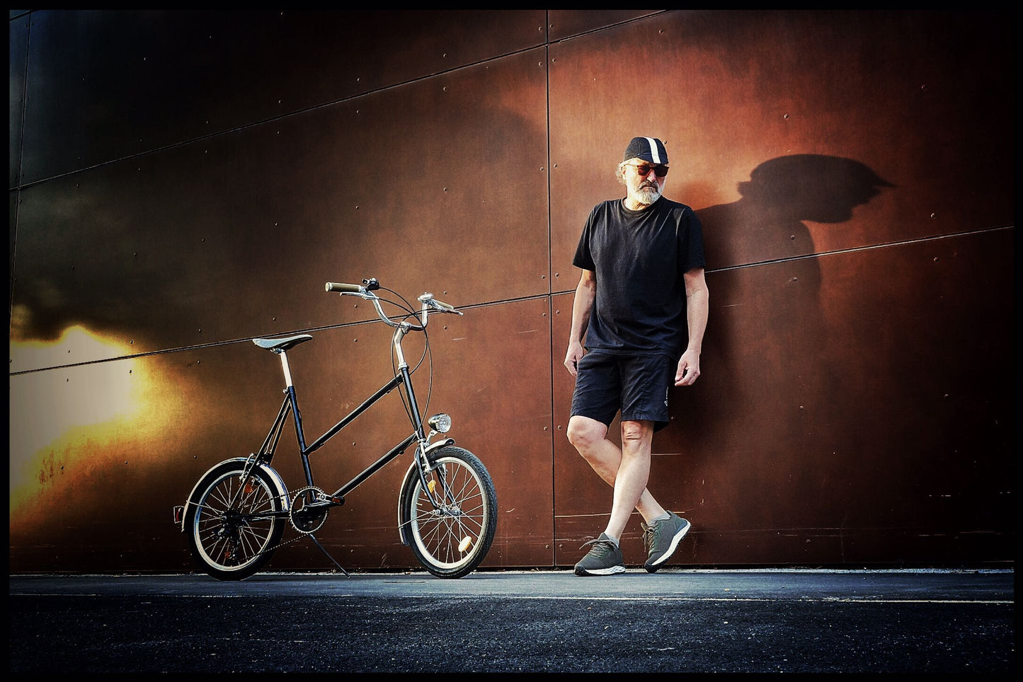 Glanzrad Minivelo Mod.LSG-Trapez Schwarz