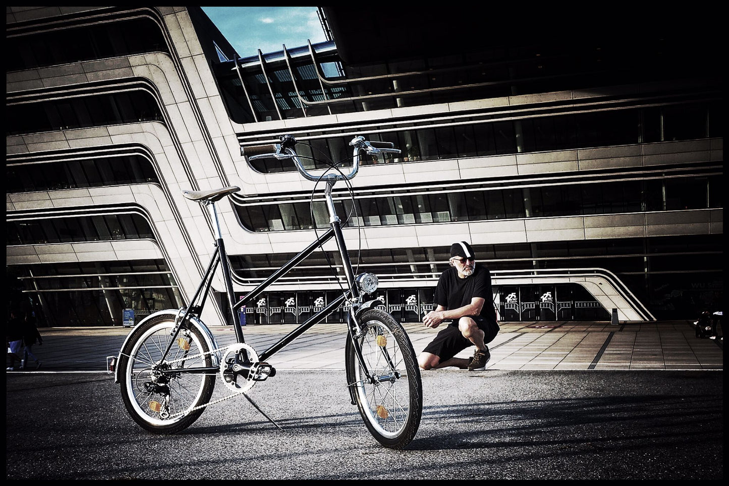 Glanzrad Minivelo Mod.LSG-Trapez Schwarz