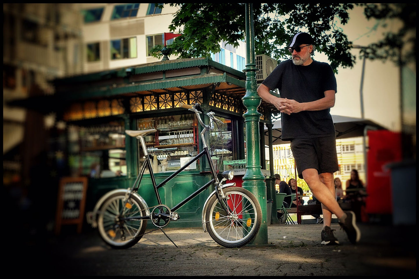 Glanzrad Minivelo Mod.LSG-Trapez Schwarz