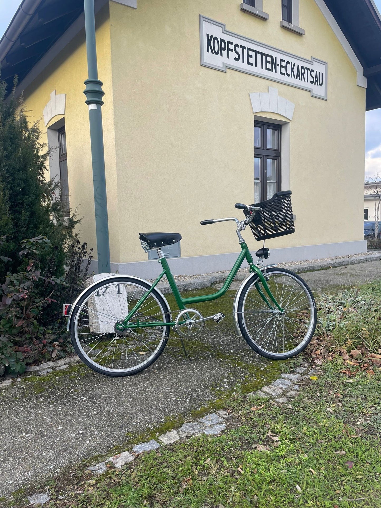 Glanzrad Uno 24 Zoll DELUXE British Racing Green - Singlespeed mit Rücktritt