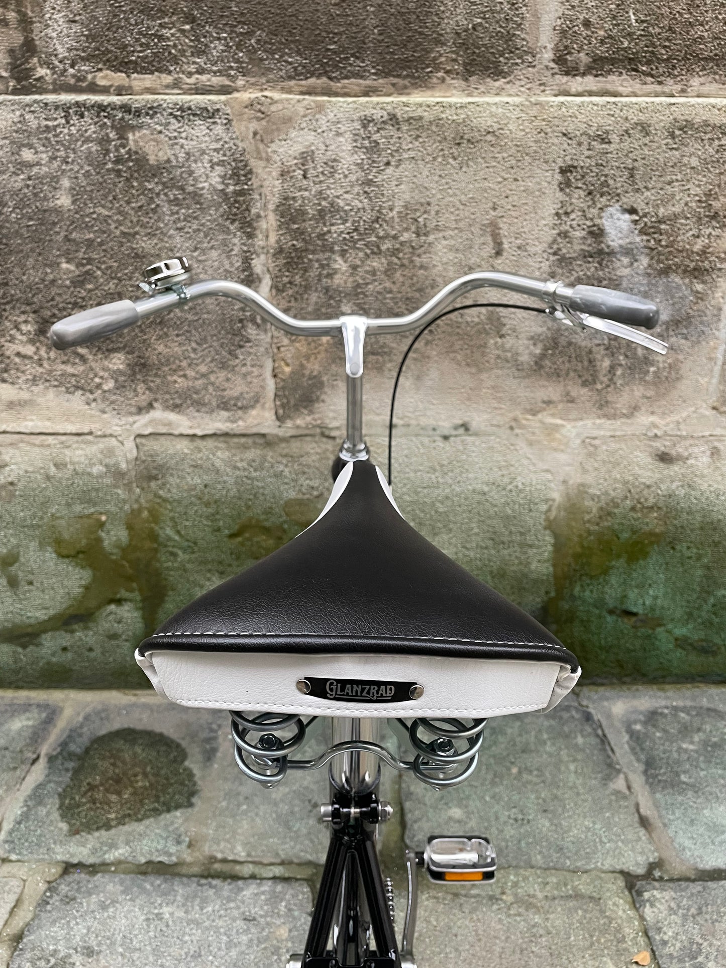 Glanzrad Uno 24 Zoll DELUXE Schwarz - Singlespeed mit Rücktritt