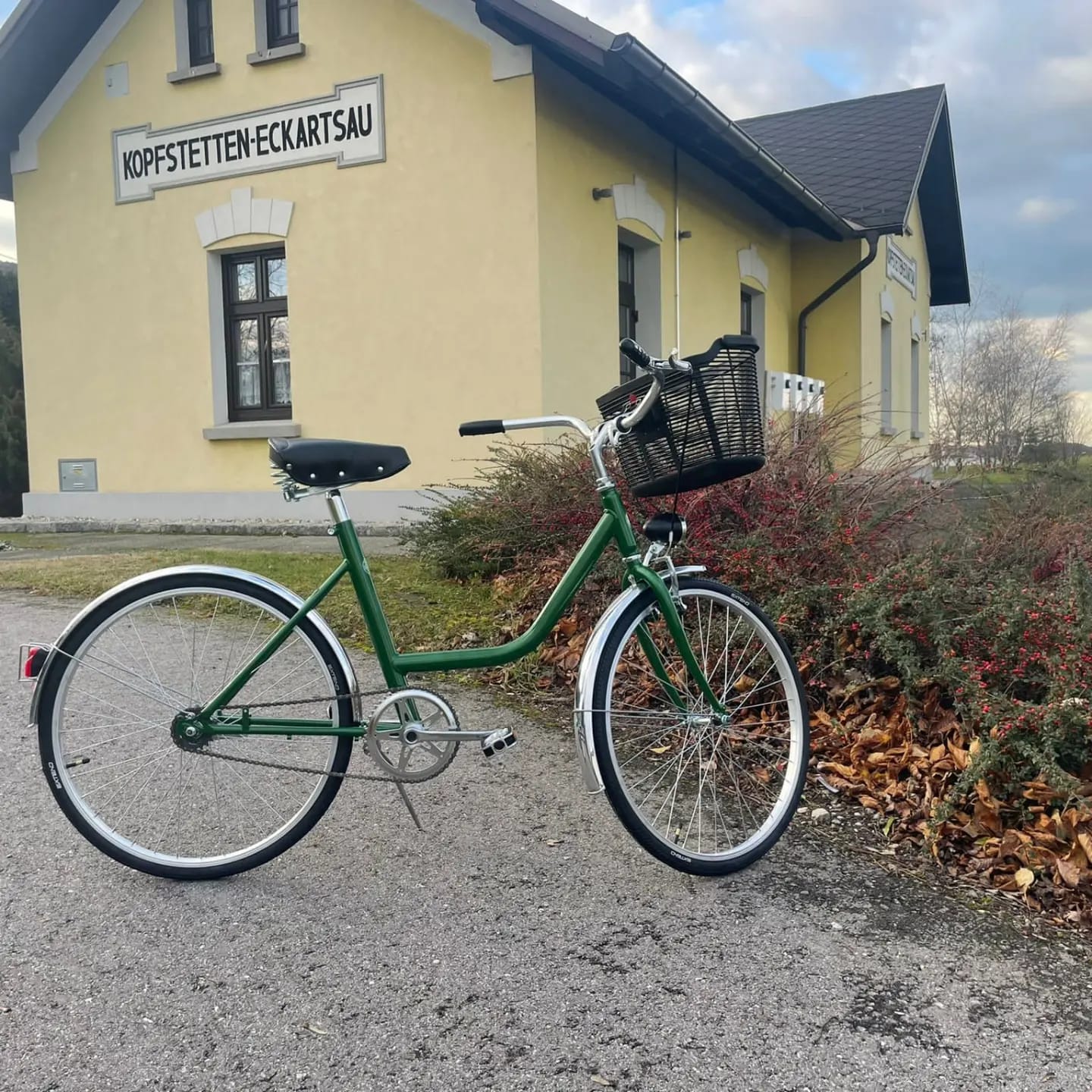 Glanzrad Uno 24 Zoll DELUXE British Racing Green - Singlespeed mit Rücktritt