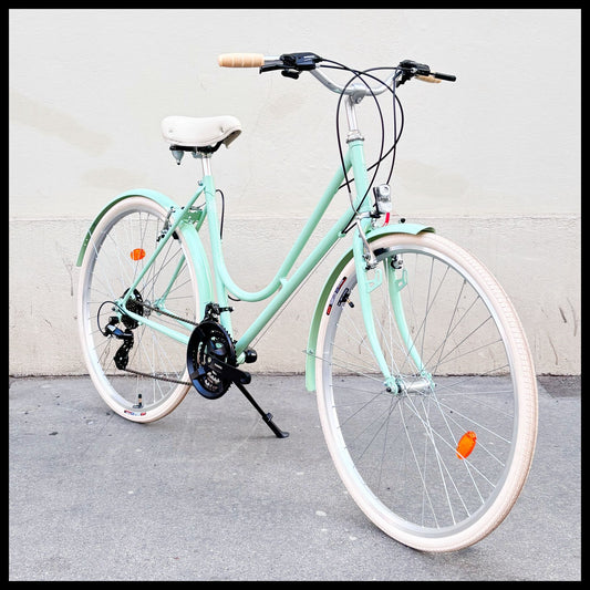 Fahrrad Retrostil gemuffter Stahlrahmen