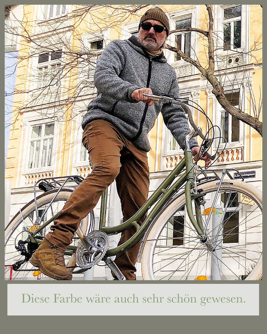 Glanzrad Spezial Alu Schwanenhals 53 - 53cm - 18 Gang - Olive - 53cm Rahmenhöhe