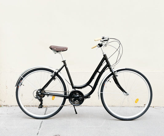 GLANZRAD Schwanenhals 53cm 21Gang Schwarz