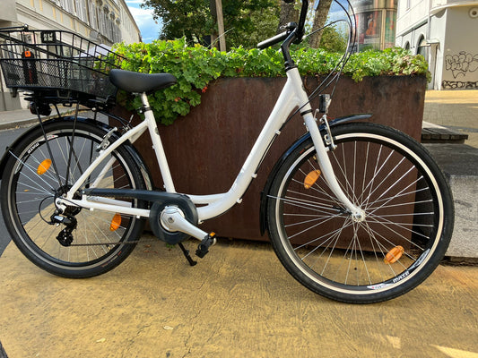 Glanzrad Barcelona 26Zoll 6 Gang Weiss
