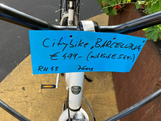 Glanzrad Barcelona 26Zoll 6 Gang Weiss