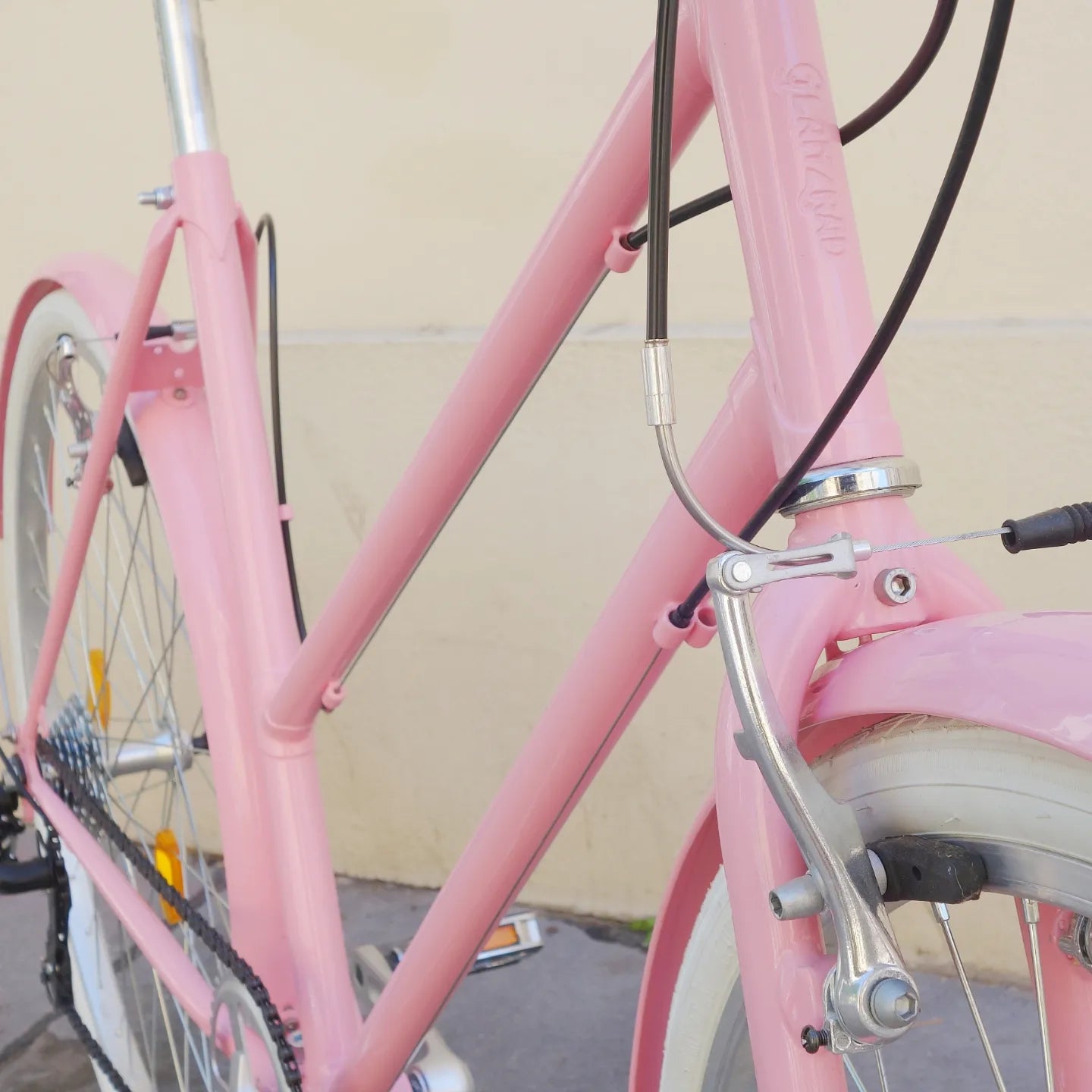 Vorführrad Trapez rosa 52 cm RH